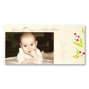 Winterberries Photo Holiday Cards 