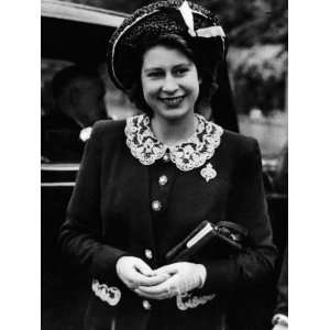 Princess Elizabeth, Visiting Grenadier Guards, England, 1944 Premium 