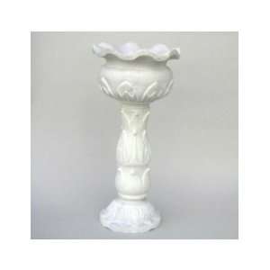   SIMPLEHANDTOOLED HANDCRAFTED DECORATIVE MARBLE PLANTER WITH STAND