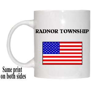  US Flag   Radnor Township, Pennsylvania (PA) Mug 