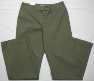  Womens Olive Green Khaki, Chino Cotton/Spandex Blend Pants MSRP$24.98
