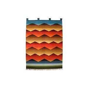  NOVICA Wool tapestry, Andean Sunset