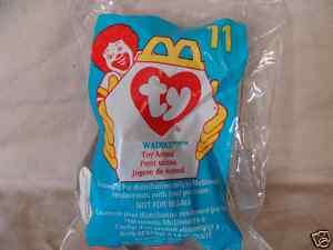 MCDONALDS TY WADDLE THE PENGUIN HAPPY MEAL TOY 1998 NIP  