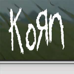  Korn White Sticker Metal Rock Band Car Vinyl Window Laptop 