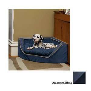  Snoozer Luxury Corner Pet Bed, Small, Anthracite/Black 