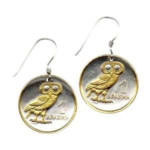  World Coin Jewelry Earrings, Gorgeous 2 Toned 24k Gold on 