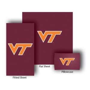  Virginia Tech Hokies Full Queen Size Sheet Set