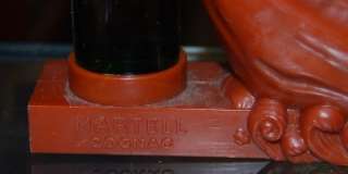 Vintage MARTELL VSOP Cognac miniature bottle display brown color 