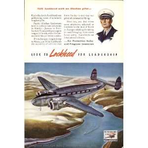   Lockheed look to Lockheed for leadership Vintage Ad