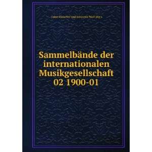   02 1900 01 Oskar Fleischer und Johannes Wolf (Hg.) Books