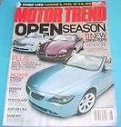 Motor Trend 2004 June CROSSFIRE ROADSTER  