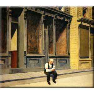    Sunday 30x26 Streched Canvas Art by Hopper, Edward