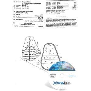    NEW Patent CD for ARTIFICIAL BREAST MEMBER 