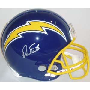 Dan Fouts Autographed Helmet  Authentic 