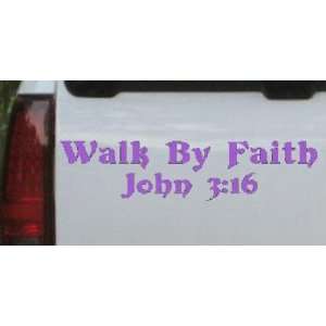  Purple 58in X 14.3in    Walk by Faith John 316 Christian 