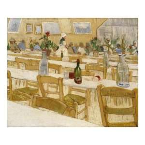  Restaurant Interior by Vincent van Gogh. size 40 inches 