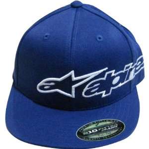 Alpinestars Corporate Logo Mens Fitted Casual Hat/Cap   Blue / Large 