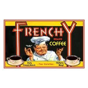 Frenchy Coffee by Eureka Lake. Size 25 inches width by 19 inches 