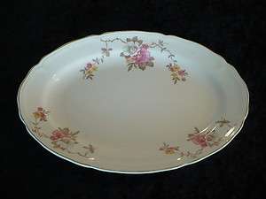 Beautiful Antique Edwin M. Knowles Semi Vitreous China Platter  
