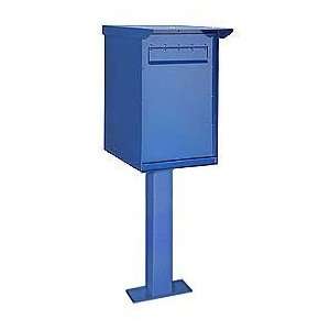   Industries 4275BLU Pedestal Drop Box Regular   Blue