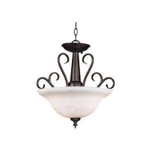  Kenroy Home 91396BBZ Wynwood 2 Light Pendant, Burnished 