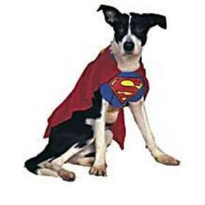  Dog Fancy Dress Costume Superman   Size Large Toys 