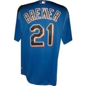  Brewer #21 Mets Game Used Spring Training Batting Practice 