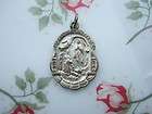 Holy CARD Catholic LOURDES MEDAL St Saint Bernadette  