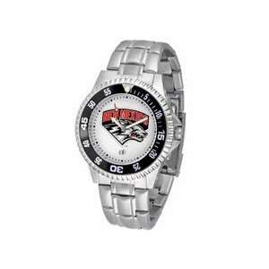    New Mexico Lobos Competitor Watch with a Metal Band Jewelry