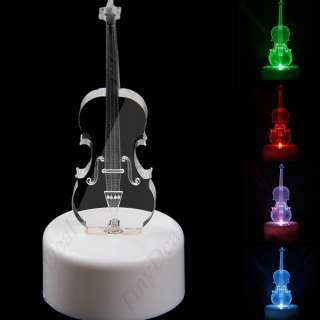 Valentines Day Colorful Violin LED Light FTY 14980  