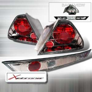 98 02 Honda Accord 2 door Tail Lights & Center Garnish   Chrome (3 pcs 