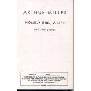  Arthur Miller Homely Girl A Life Signed Autograph Book 