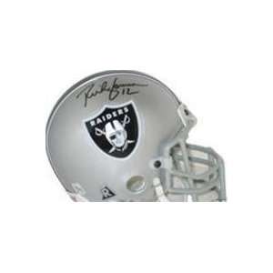  Rich Gannon autographed Football Mini Helmet (Oakland 