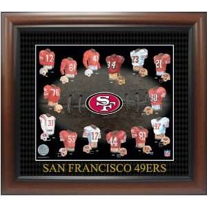  San Francisco 49ers Evolution Team Uniforms Memorabilia 
