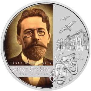   Silver Coin Limited Collector Edition Box Set .999 1OZ Anton Chekhov