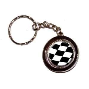    Checkered Flag   Racing NASCAR   New Keychain Ring Automotive