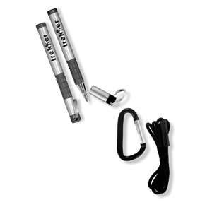  Trekker Pen w/Key Ring Lanyard & Carabiner Clip Clam Pack 