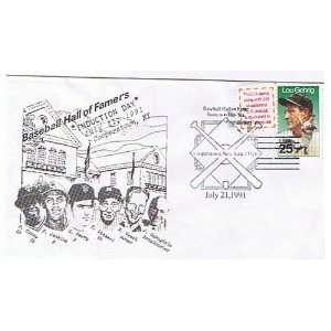   Day July 21,1991 Lou Gehrig Stamped Envelope 