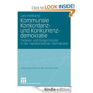 Kommunale Konkordanz  und Konkurrenzdemokratie Parteien und 