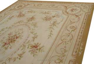 TAPIS de AUBUSSON MAIN 400x300CM ~ Antiquaires Français Pastels FREE 