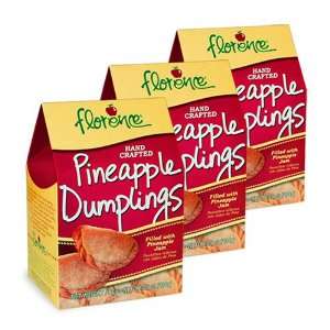 Florence Pineapple Dumplings, Filled with All natural Pineapple (3 