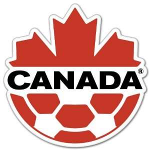  Canada National Football Soccer sticker 4 x 4 