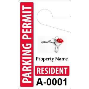  Plastic ToughTags for Apartment Parking Permits ValueTag 