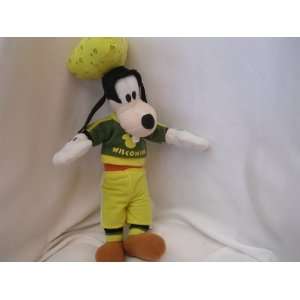  Disney Goofy Wisconsin Cheese Head Plush Toy 17 
