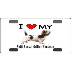   My Petit Basset Griffon Vendeen Vanity License Plate 