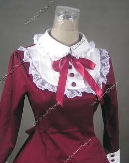 Lolita Gothic Fairy Victorian Cotton Knee length Dress SD007 L  