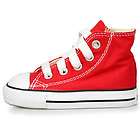 CONVERSE ALL STAR HI (TD) BABY INFANT Size 5 Red Baby Shoes
