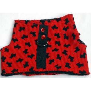 Red Scottie Handcrafted Dog Coat by Canine Coature Pet 