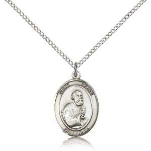  Sterling Silver St. Peter the Apostle Pendant Jewelry