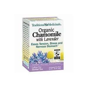   Herbal Teas, Organic Chamomile with Lavender, 16 Tea Bags (Pack of 3